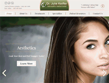 Tablet Screenshot of drjuliekeiffer.com